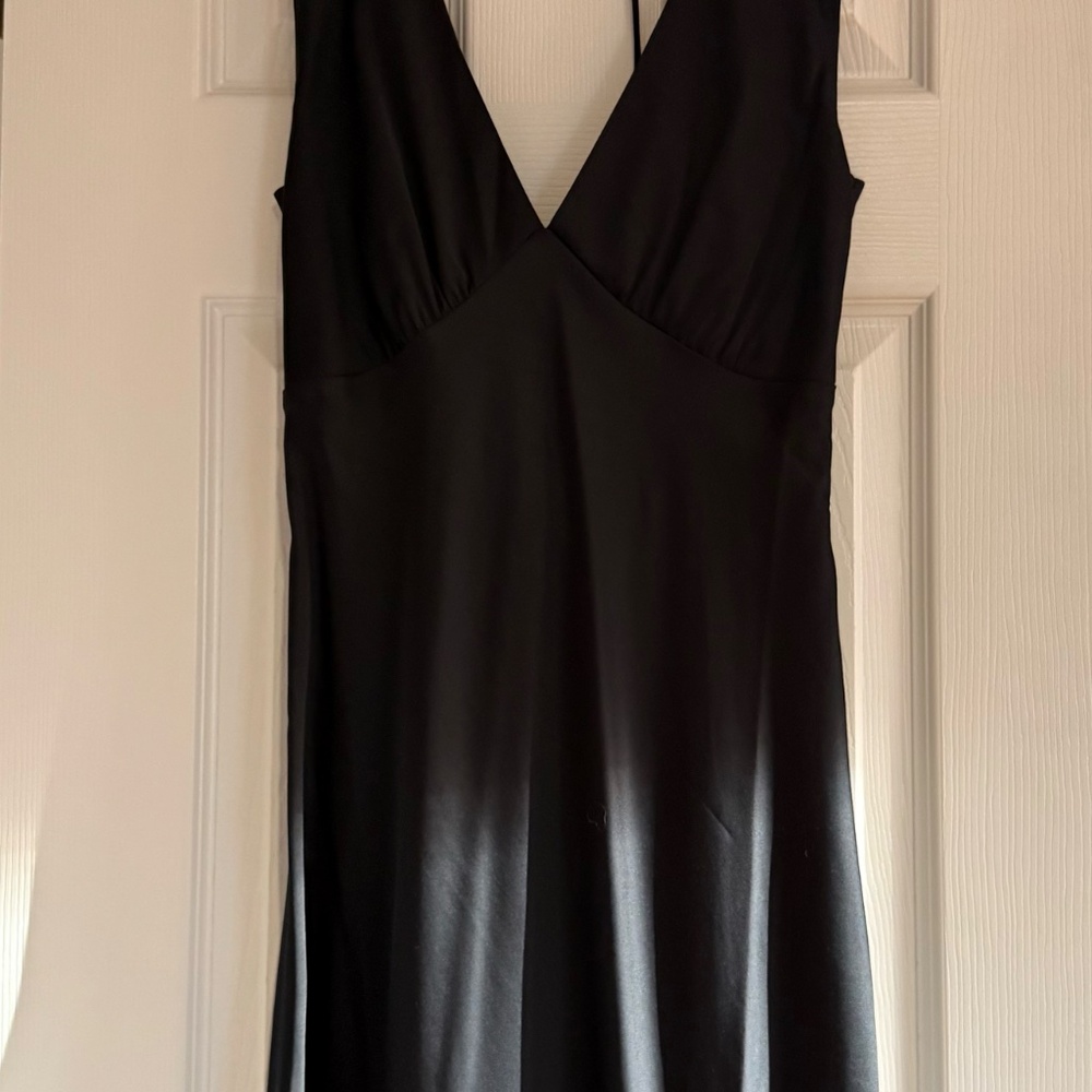 Plunge Cowl Back Maxi Dress - Picture 2 of 5